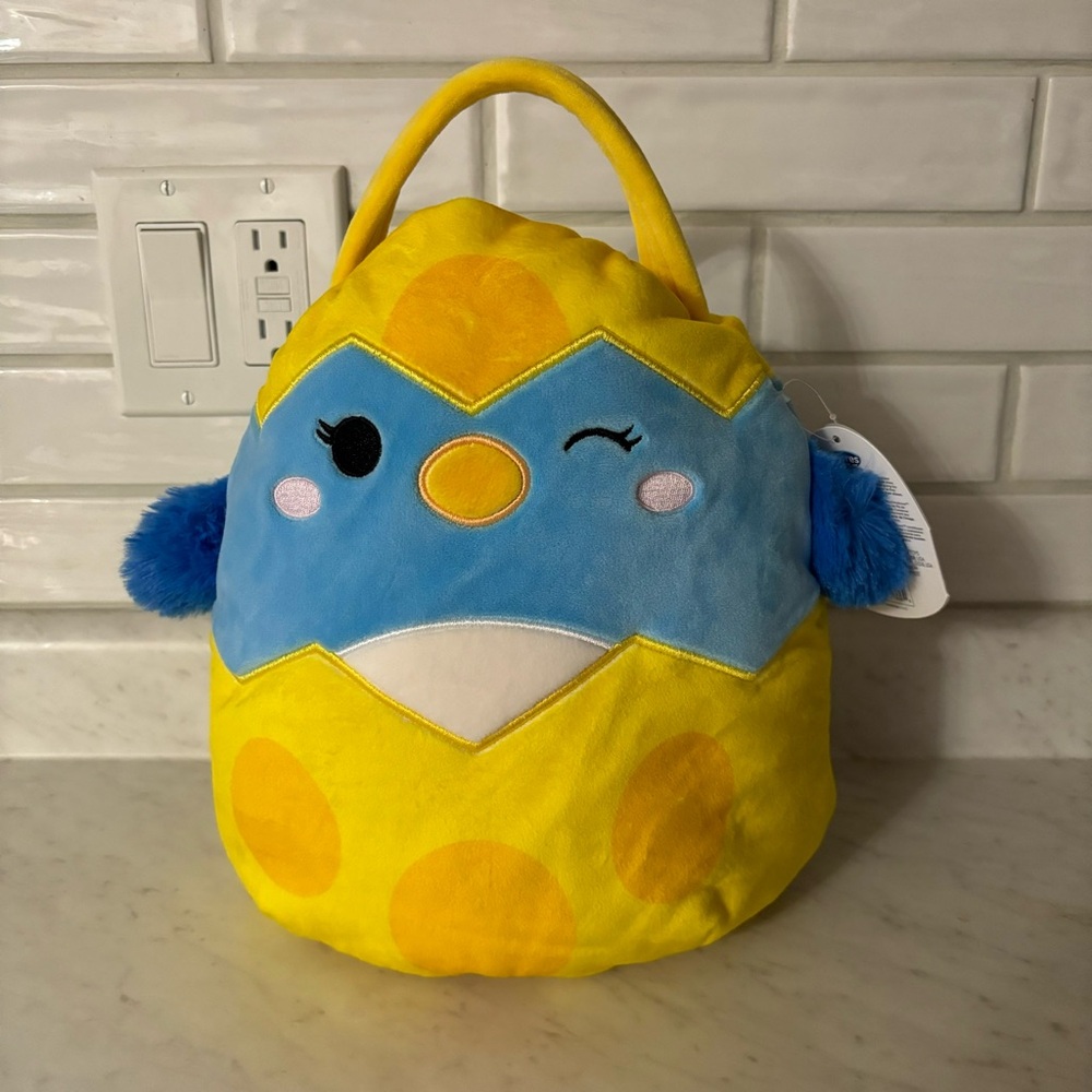 Bebe the Bluebird Squishmallow Easter Basket
